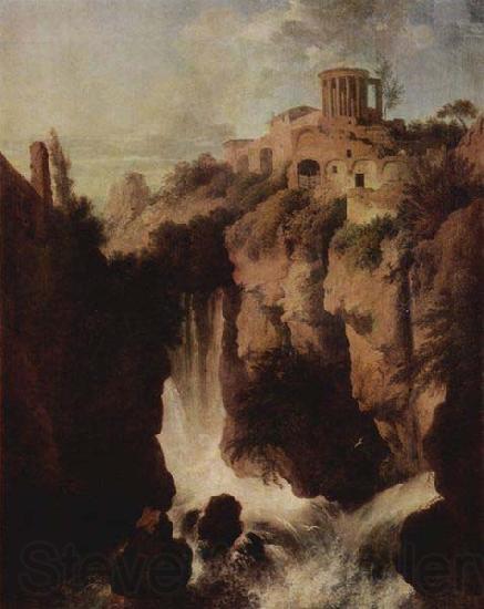 Christian Wilhelm Ernst Dietrich Wasserfalle in Tivoli.